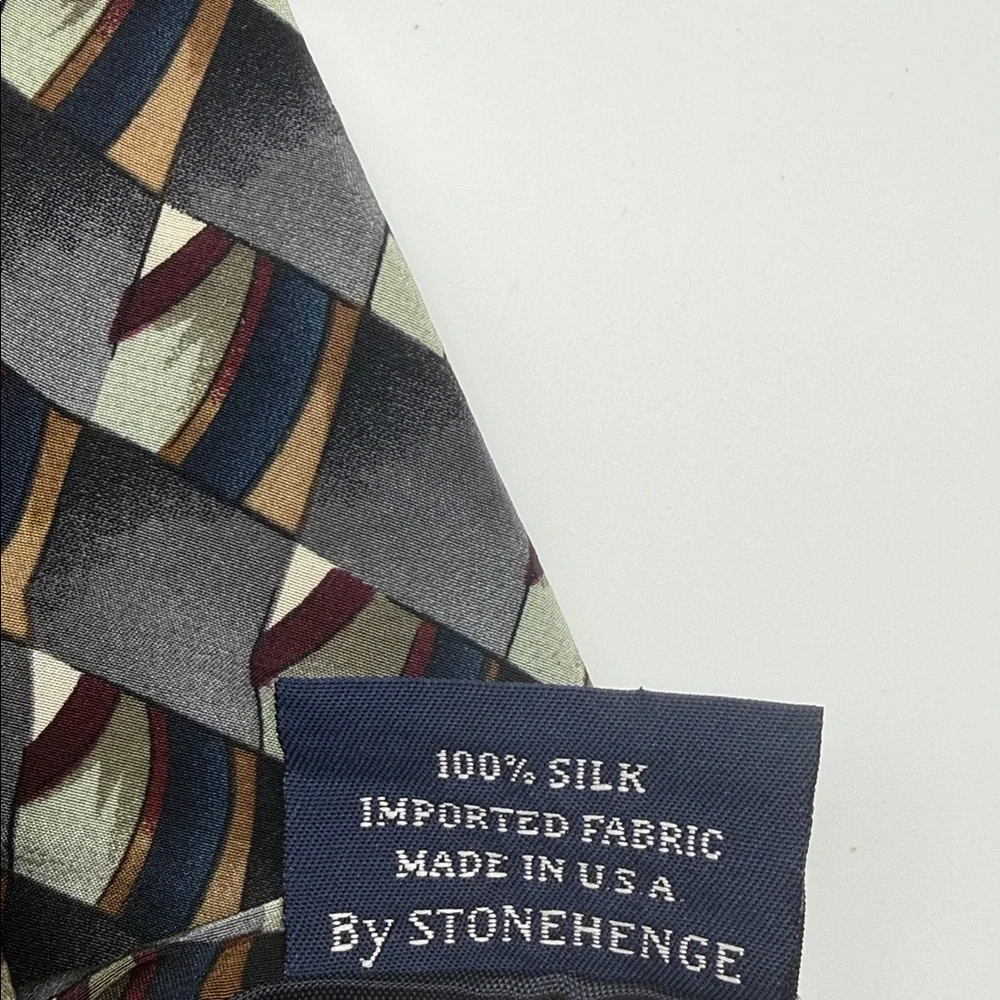J. Garcia Men's Tie Clockworks Collection Eight 100% silk made in the USA
